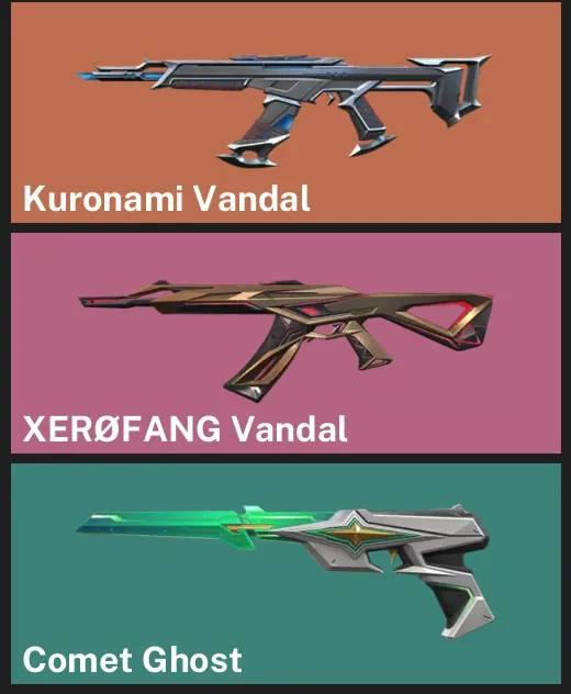 🌍EU 🎮 RANKED READY ✨ Kuronami Vandal 🔪 XERØFANG Vandal ✨ Comet Ghost