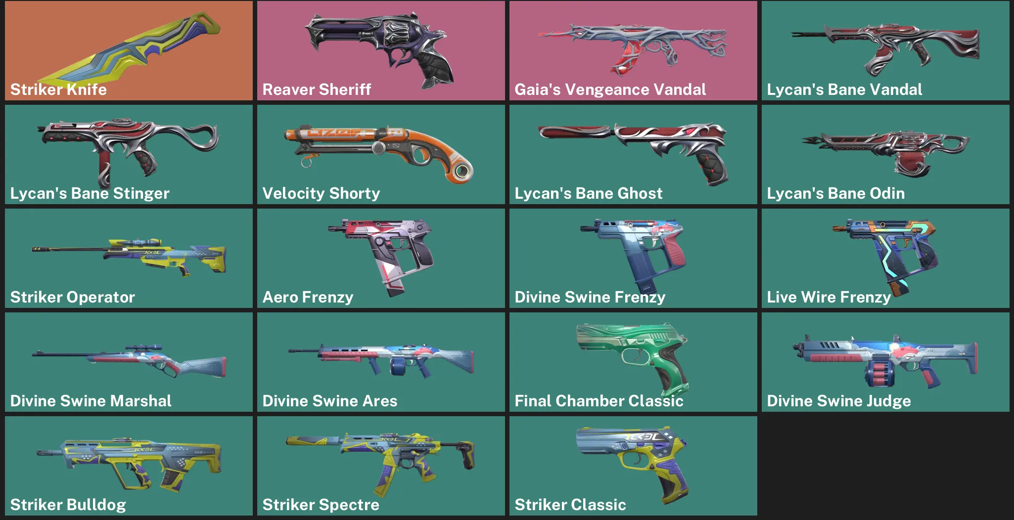 ๐EU ๐ฎ RANKED READY ๐ช Striker Knife โก Reaver Sheriff ๐ฟ Gaia's Vengeance Vandal โจ