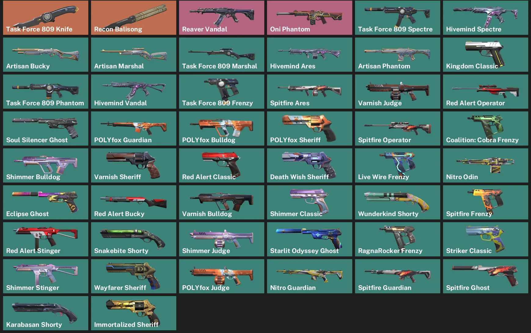 🌍EU 🎮 RANKED READY 🔪 Task Force 809 Knife 🎯 Recon Balisong ⚡ Reaver Vandal 🐉 Oni