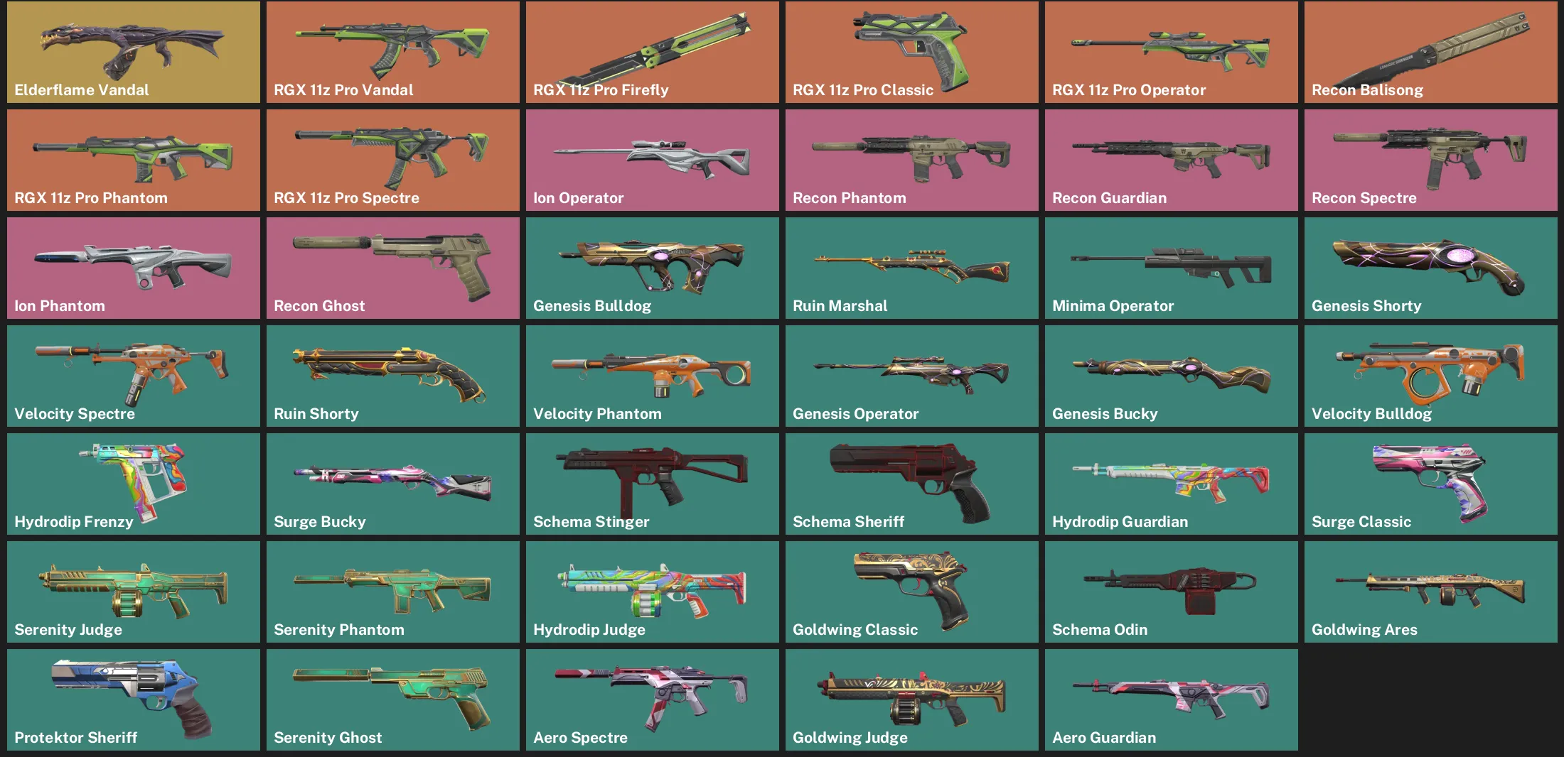 🌏AP 🎮 RANKED READY 🐲 Elderflame Vandal ✨ RGX 11z Pro Vandal ✨ RGX 11z Pro