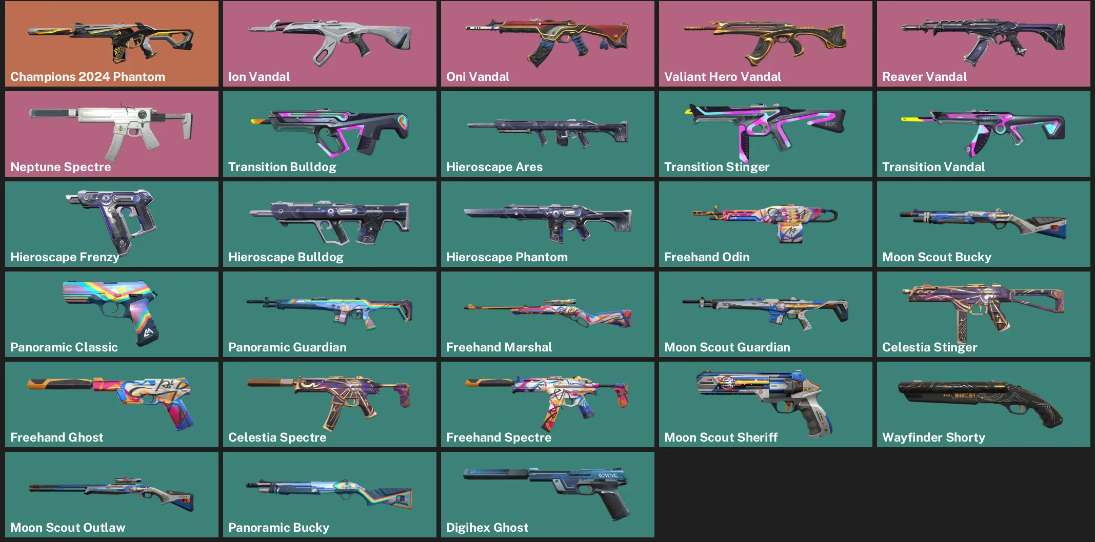 ๐EU ๐ฎ RANKED READY โจ Champions 2024 Phantom โจ Ion Vandal ๐ Oni Vandal โจ Valiant