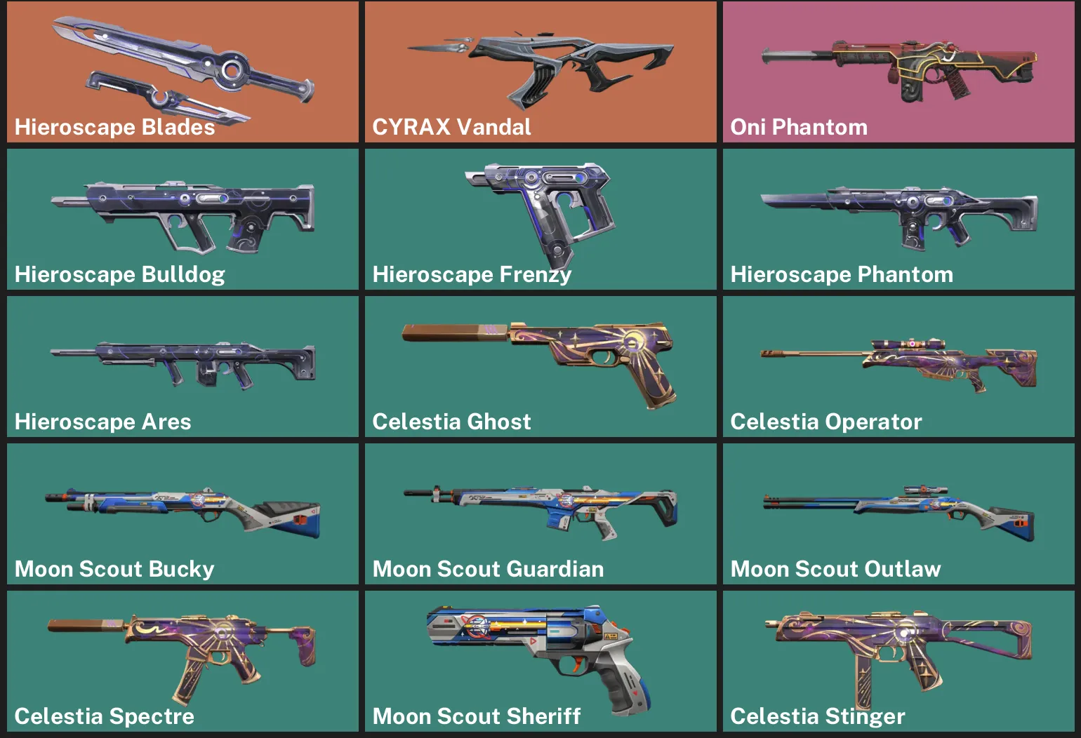 🌍EU 🎮 RANKED READY 🔪 Hieroscape Blades ✨ CYRAX Vandal 🐉 Oni Phantom ✨ Hieroscape