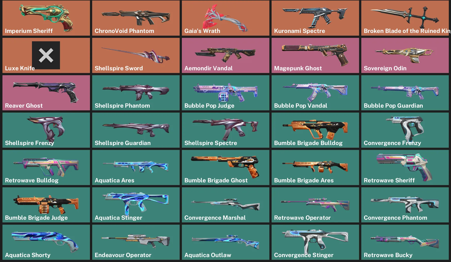 ๐EU ๐ฎ RANKED READY โจ Imperium Sheriff โจ ChronoVoid Phantom ๐ฟ Gaia's Wrath โจ