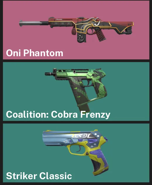 🌍EU 🎮 RANKED READY 🐉 Oni Phantom ✨ Coalition: Cobra Frenzy ✨ Striker Classic
