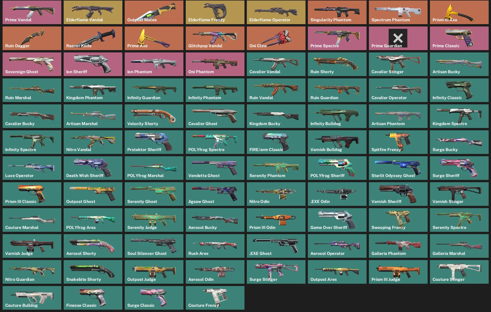 🌍EU 🎮 RANKED READY ⚡ Prime Vandal 🐲 Elderflame Vandal 🔪 Outpost Melee 🐲