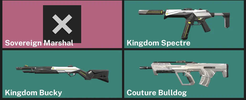 🌍EU 🎮 UNRANKED 🔥 Sovereign Marshal ✨ Kingdom Spectre ✨ Kingdom Bucky ✨ Couture