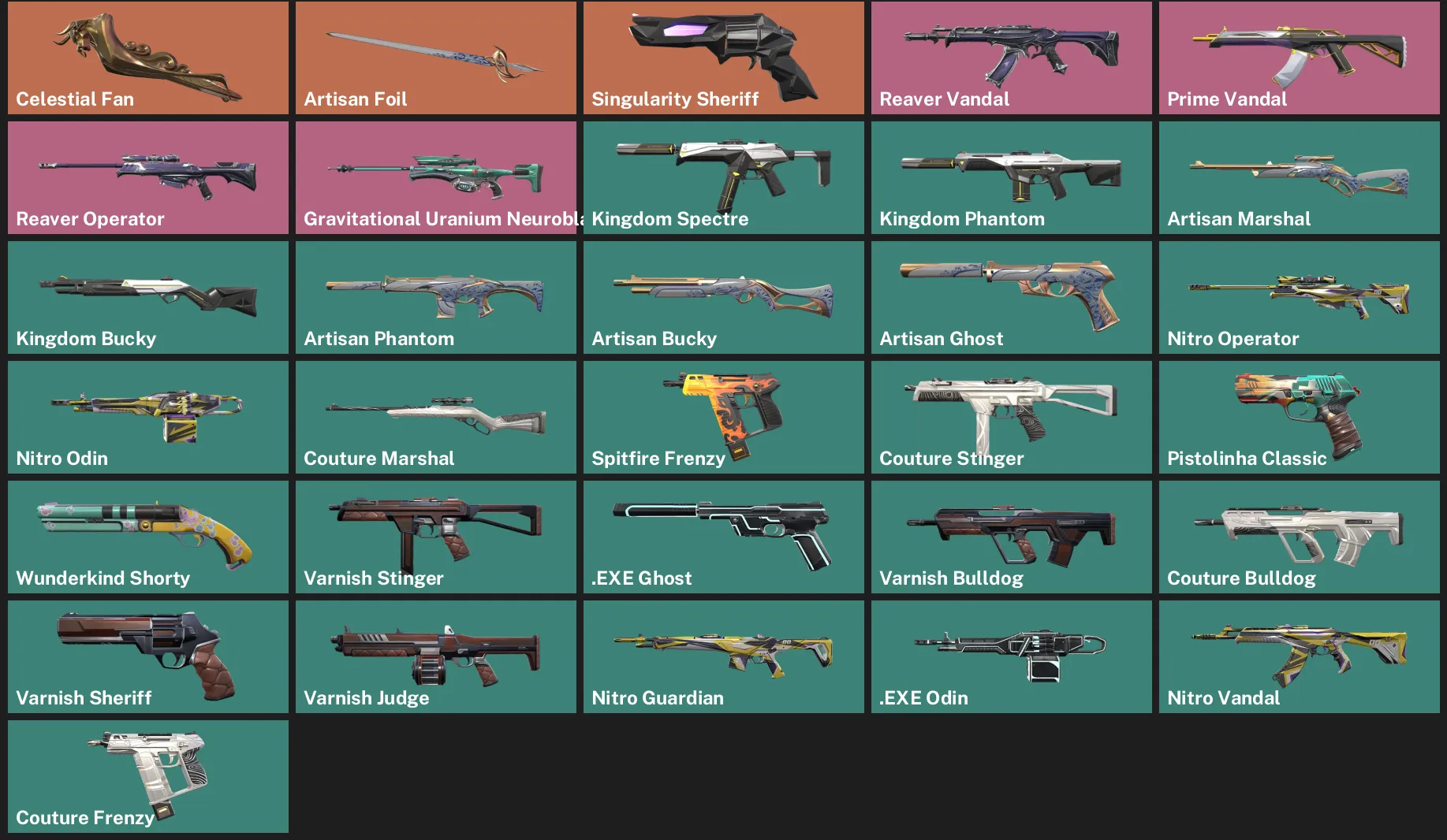 🌍EU 🎮 RANKED READY 🌙 Celestial Fan ✨ Artisan Foil 🪐 Singularity Sheriff ⚡ Reaver