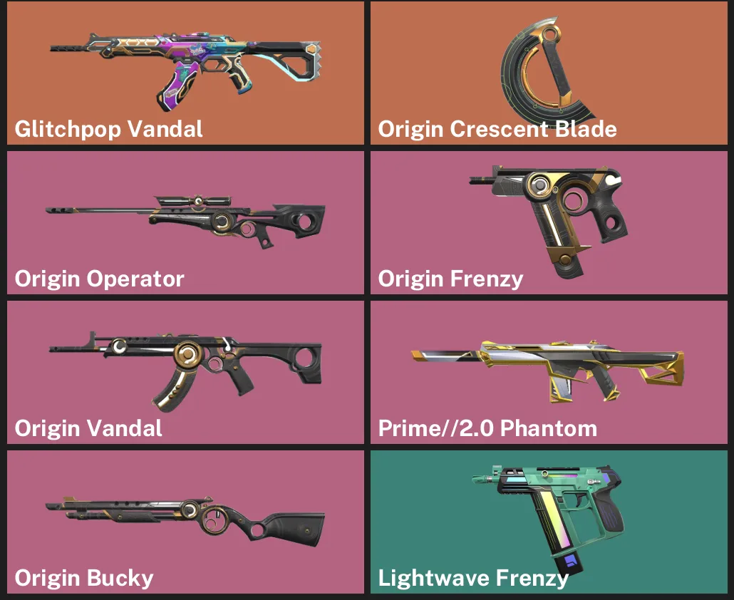 🌍EU 🎮 RANKED READY 💥 Glitchpop Vandal 🔪 Origin Crescent Blade ✨ Origin Operator