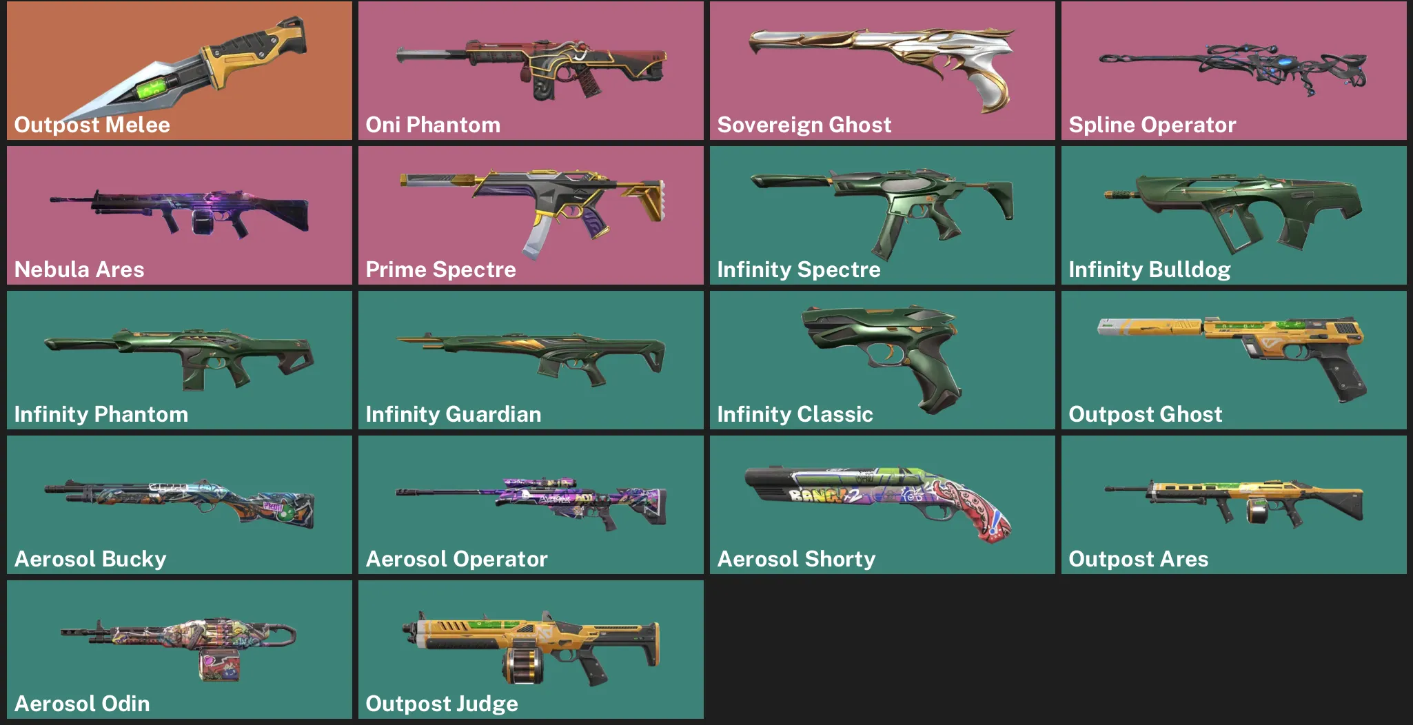 🌏AP 🎮 RANKED READY 🔪 Outpost Melee 🐉 Oni Phantom 🔥 Sovereign Ghost 🌀 Spline