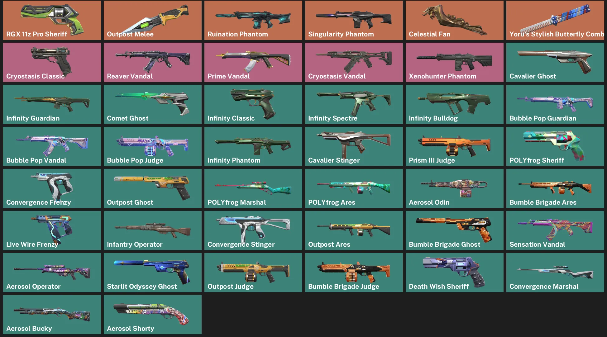 ๐NA ๐ฎ RANKED READY โจ RGX 11z Pro Sheriff ๐ช Outpost Melee โจ Ruination Phantom ๐ช