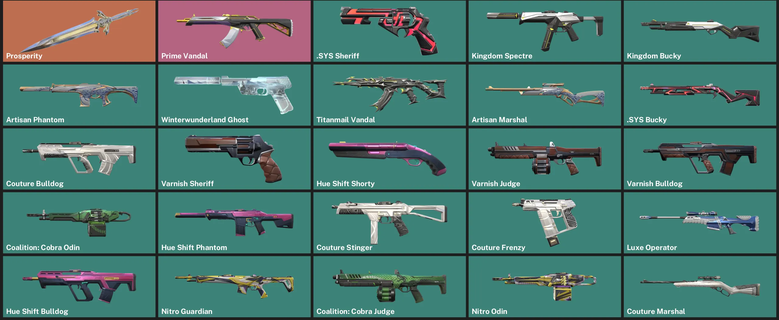 🌍EU 🎮 RANKED READY ✨ Prosperity ⚡ Prime Vandal 🧩 .SYS Sheriff ✨ Kingdom Spectre