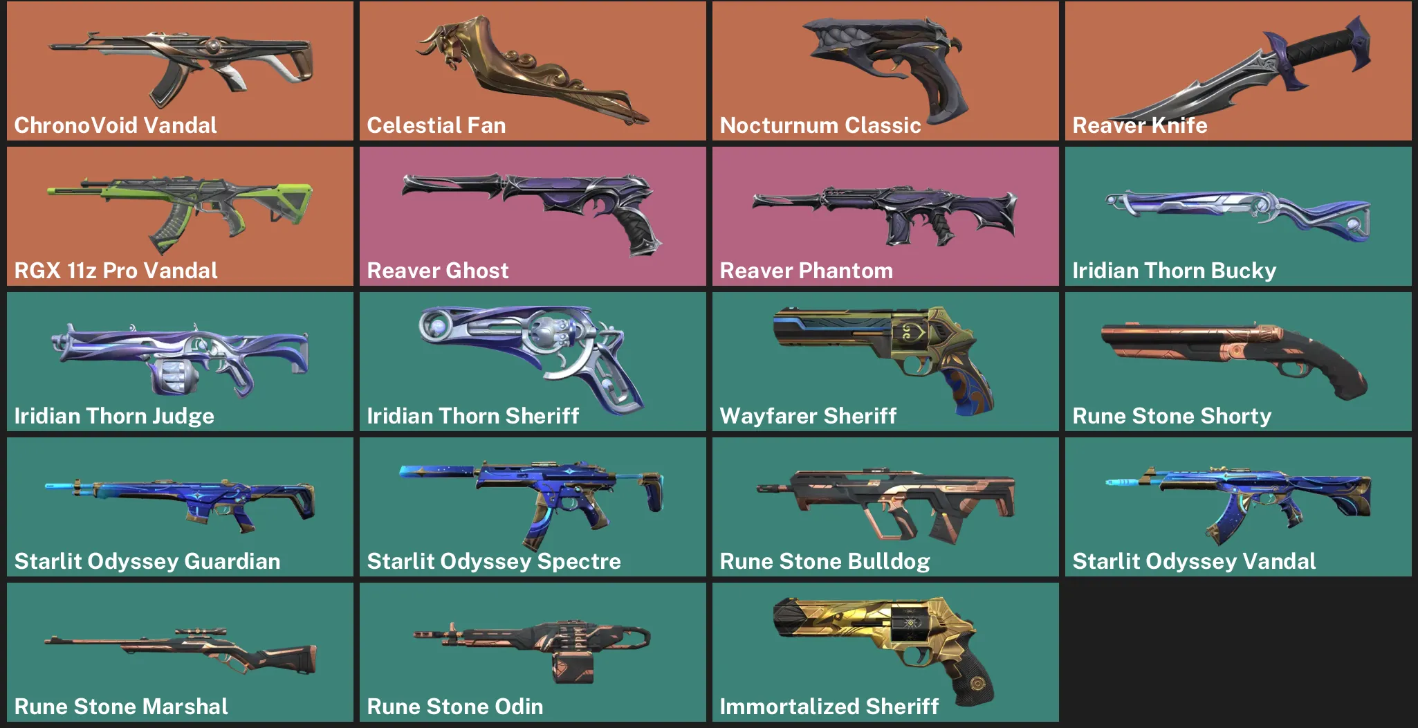 ๐EU ๐ฎ RANKED READY โจ ChronoVoid Vandal ๐ Celestial Fan โจ Nocturnum Classic โก