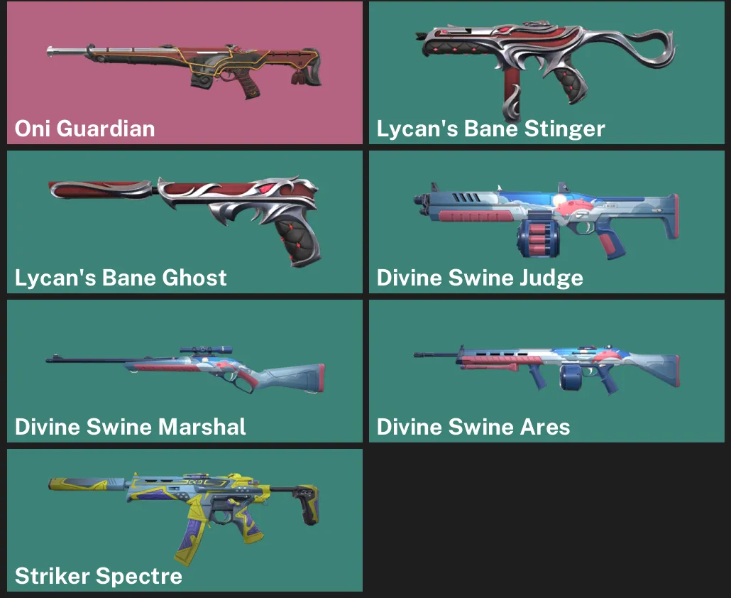 ๐NA ๐ฎ RANKED READY ๐ Oni Guardian โจ Lycan's Bane Stinger โจ Lycan's Bane Ghost โจ