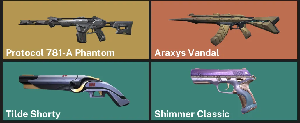 ๐AP ๐ฎ RANKED READY ๐ค Protocol 781-A Phantom ๐ Araxys Vandal โจ Tilde Shorty โจ