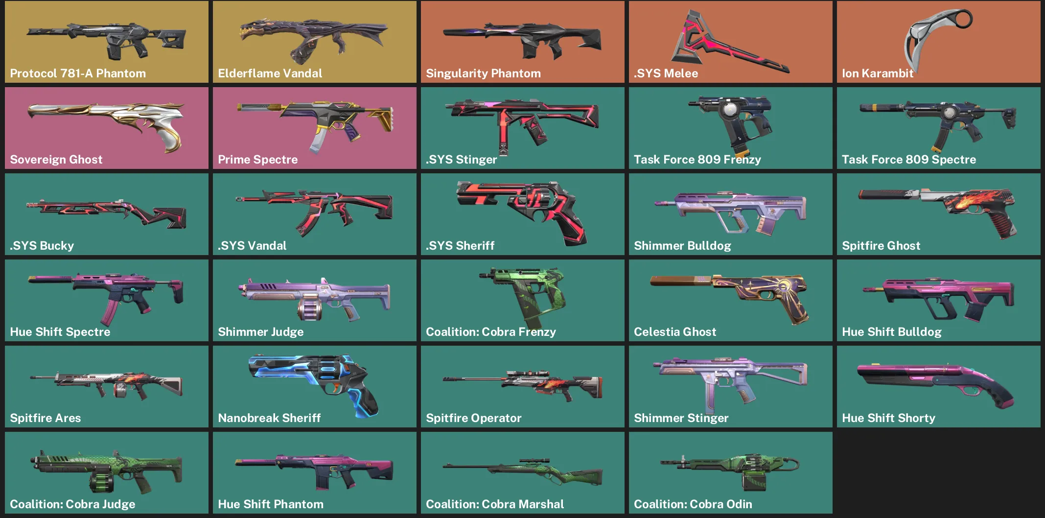 🌏AP 🎮 RANKED READY 🤖 Protocol 781-A Phantom 🐲 Elderflame Vandal 🪐 Singularity