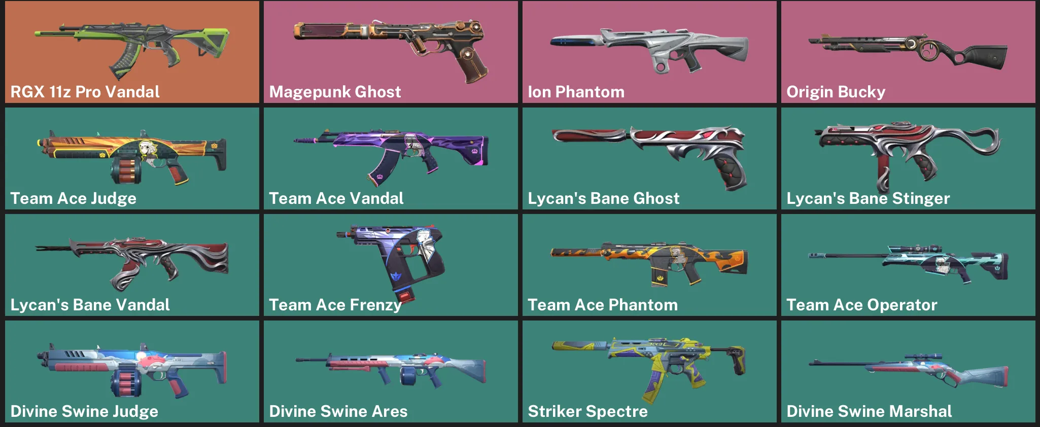 🌏AP 🎮 UNRANKED ✨ RGX 11z Pro Vandal ⚙️ Magepunk Ghost ✨ Ion Phantom ✨ Origin