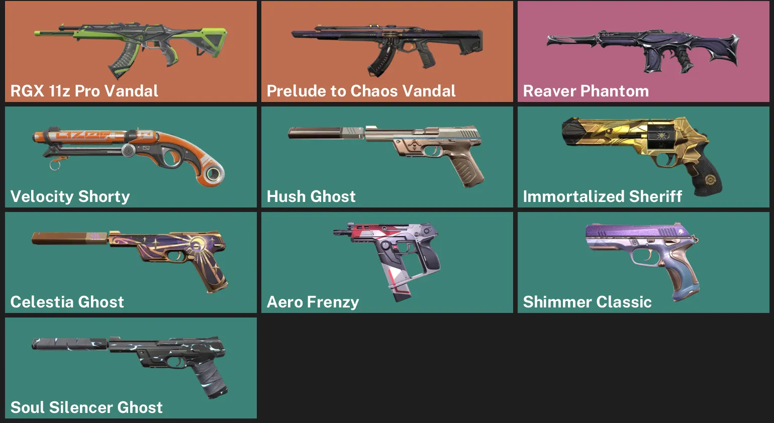 🌎LA 🎮 RANKED READY ✨ RGX 11z Pro Vandal ✨ Prelude to Chaos Vandal ⚡ Reaver