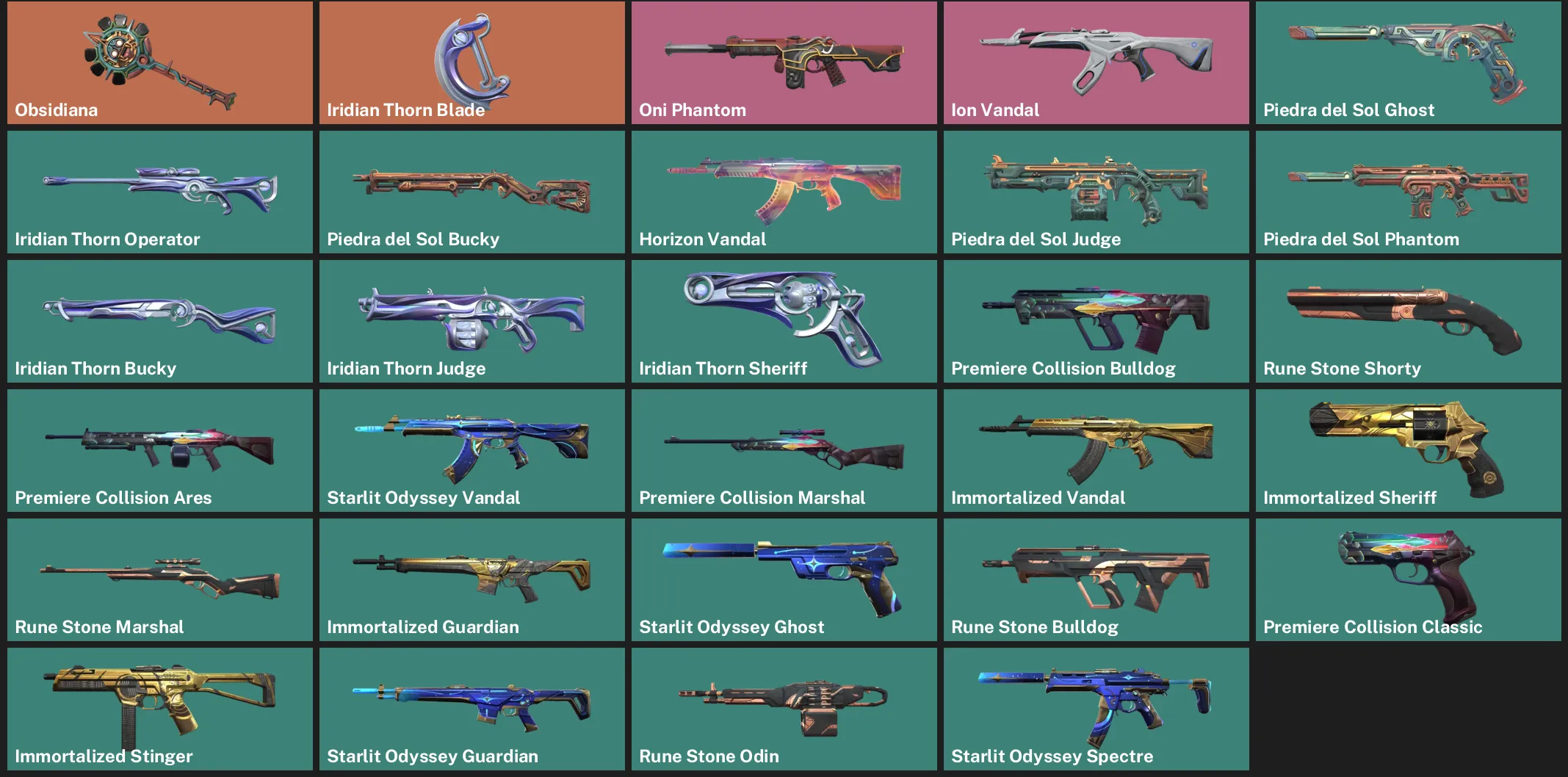 🌏AP 🎮 RANKED READY ✨ Obsidiana 🔪 Iridian Thorn Blade 🐉 Oni Phantom ✨ Ion Vandal