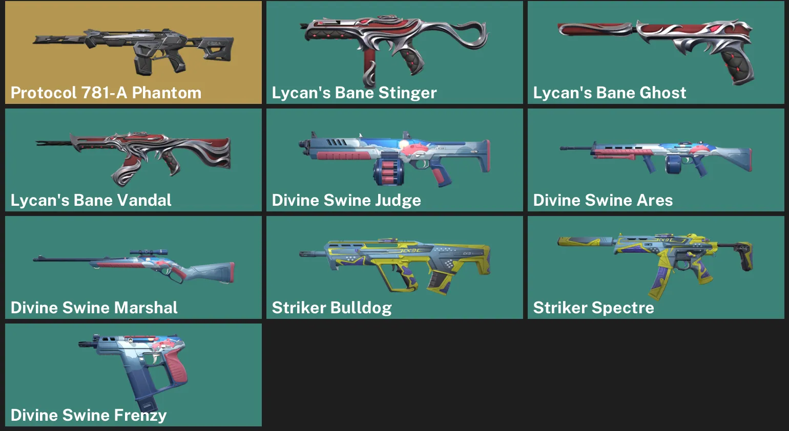 🌍EU 🎮 RANKED READY 🤖 Protocol 781-A Phantom ✨ Lycan's Bane Stinger ✨ Lycan's