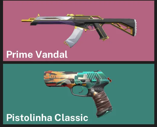 ๐EU ๐ฎ RANKED READY โก Prime Vandal โจ Pistolinha Classic