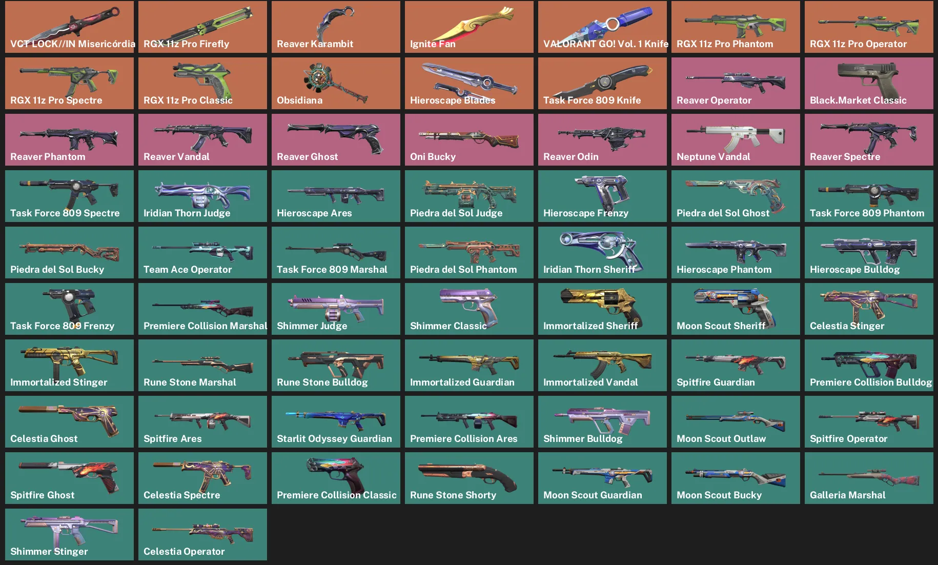 🌍EU 🎮 RANKED READY ✨ VCT LOCK//IN Misericórdia ✨ RGX 11z Pro Firefly ⚡ Reaver