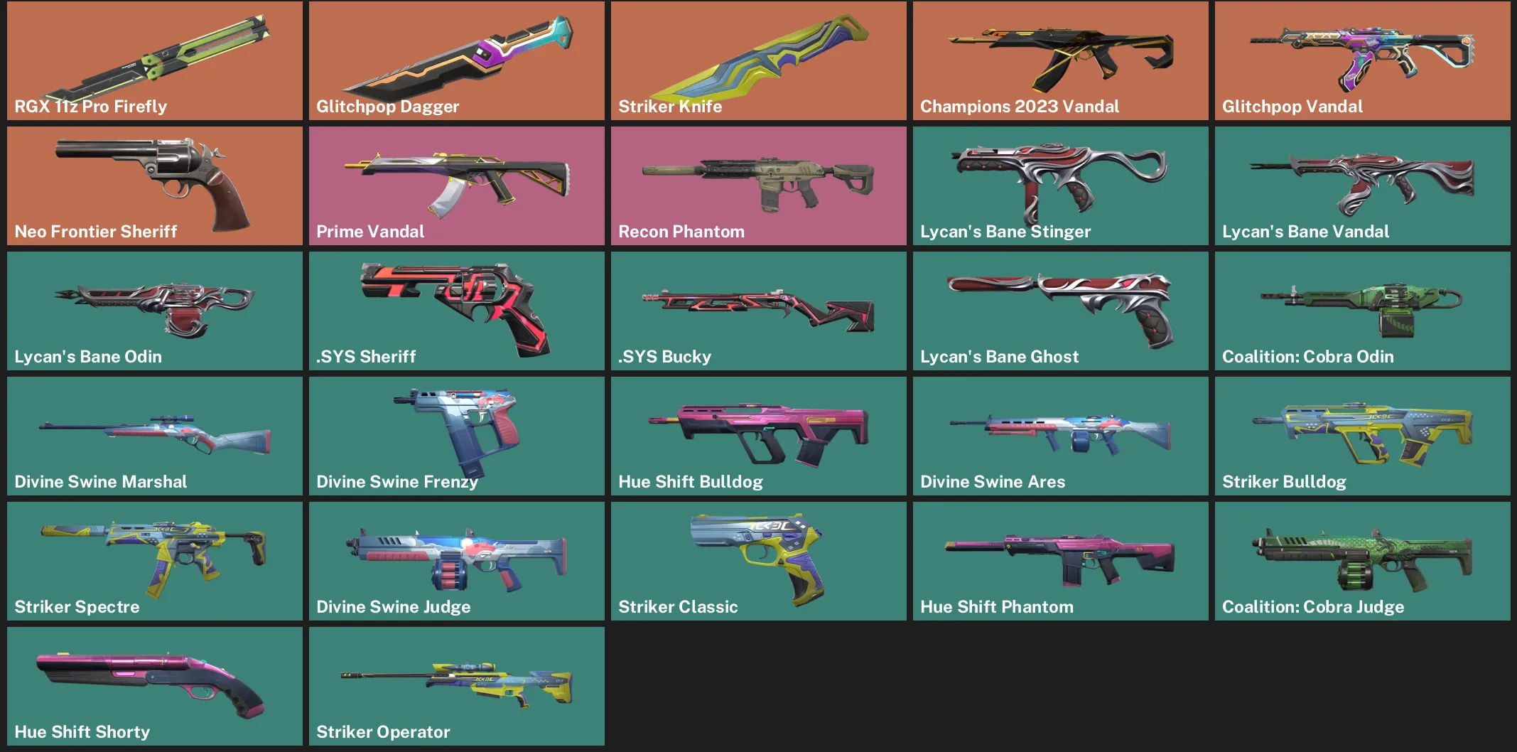 🌍EU 🎮 UNRANKED ✨ RGX 11z Pro Firefly 💥 Glitchpop Dagger 🔪 Striker Knife ✨
