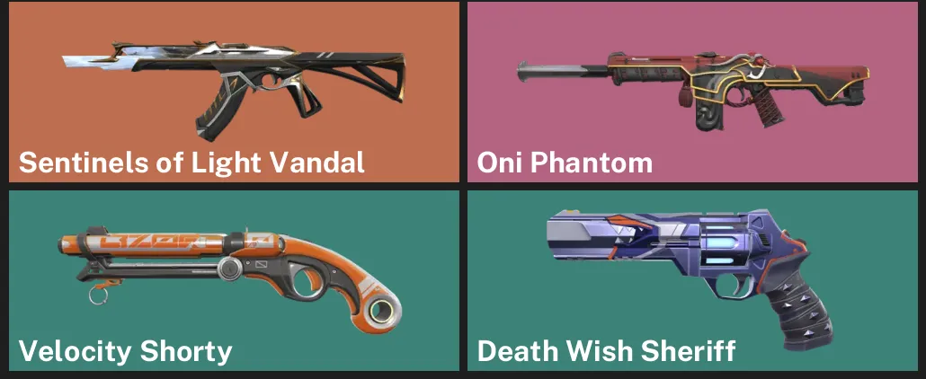 ๐AP ๐ฎ RANKED READY ๐ Sentinels of Light Vandal ๐ Oni Phantom โจ Velocity Shorty โจ