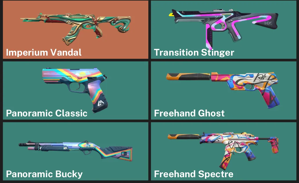 🌍EU 🎮 UNRANKED ✨ Imperium Vandal ✨ Transition Stinger ✨ Panoramic Classic ✨