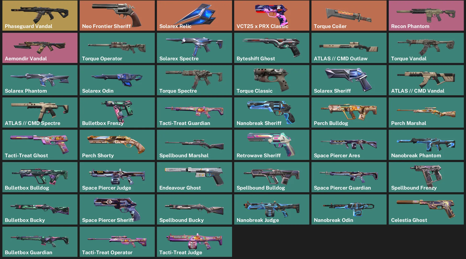 🌏AP 🎮 RANKED READY ✨ Phaseguard Vandal ✨ Neo Frontier Sheriff ✨ Solarex Relic ✨