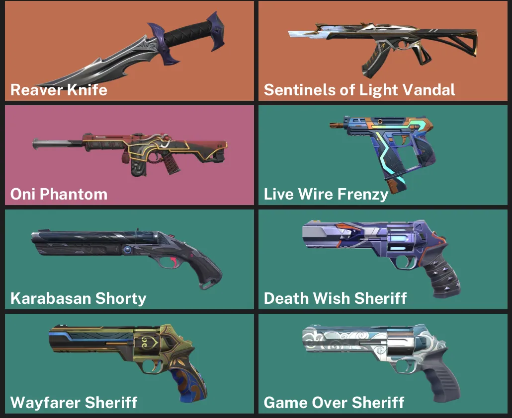 🌏AP 🎮 RANKED READY ⚡ Reaver Knife 🌟 Sentinels of Light Vandal 🐉 Oni Phantom ✨