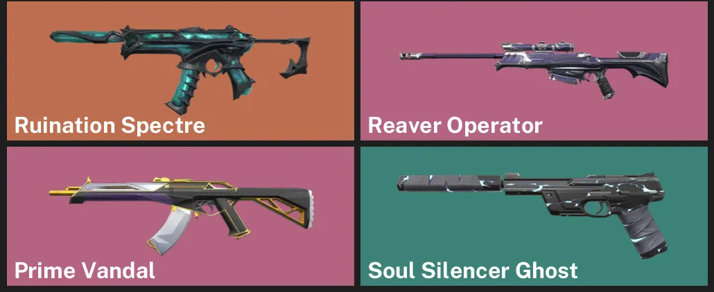 🌏AP 🎮 RANKED READY ✨ Ruination Spectre ⚡ Reaver Operator ⚡ Prime Vandal ✨ Soul