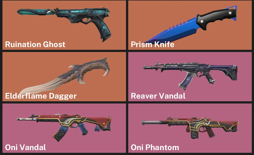 🌍EU 🎮 RANKED READY ✨ Ruination Ghost 🔪 Prism Knife 🐲 Elderflame Dagger ⚡ Reaver