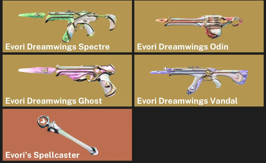 🌍EU 🎮 RANKED READY ✨ Evori Dreamwings Spectre ✨ Evori Dreamwings Odin ✨ Evori