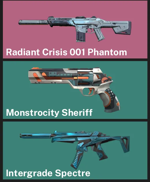 🌏AP 🎮 RANKED READY ✨ Radiant Crisis 001 Phantom ✨ Monstrocity Sheriff ✨