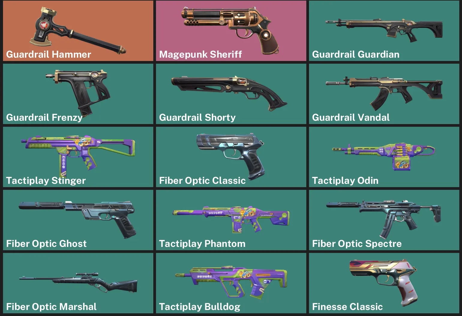 ๐EU ๐ฎ RANKED READY ๐ช Guardrail Hammer โ๏ธ Magepunk Sheriff โจ Guardrail Guardian โจ