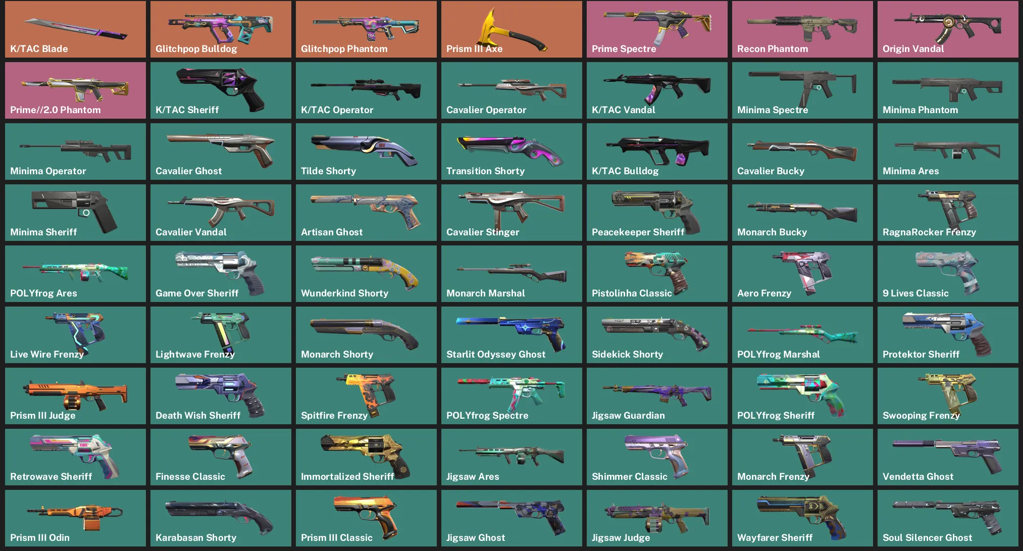 ๐AP ๐ฎ RANKED READY ๐ช K/TAC Blade ๐ฅ Glitchpop Bulldog ๐ฅ Glitchpop Phantom ๐ช Prism