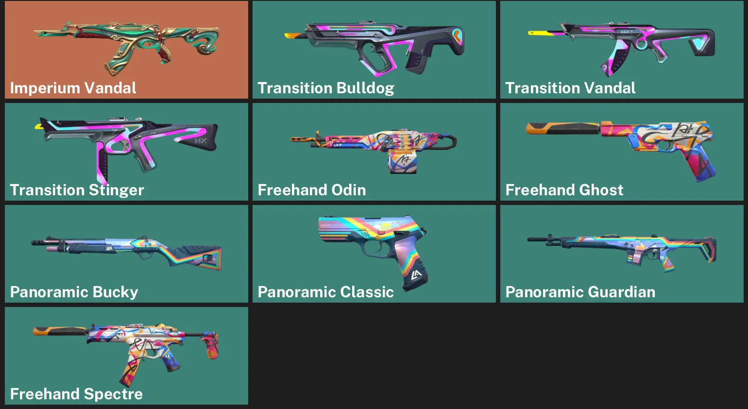 🌎LA 🎮 RANKED READY ✨ Imperium Vandal ✨ Transition Bulldog ✨ Transition Vandal ✨