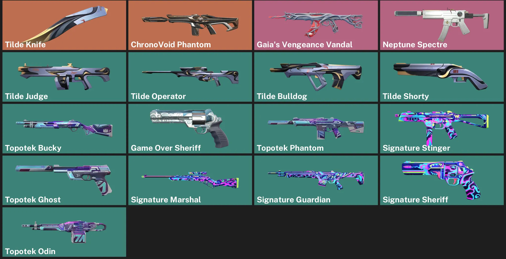 ๐NA ๐ฎ RANKED READY ๐ช Tilde Knife โจ ChronoVoid Phantom ๐ฟ Gaia's Vengeance Vandal