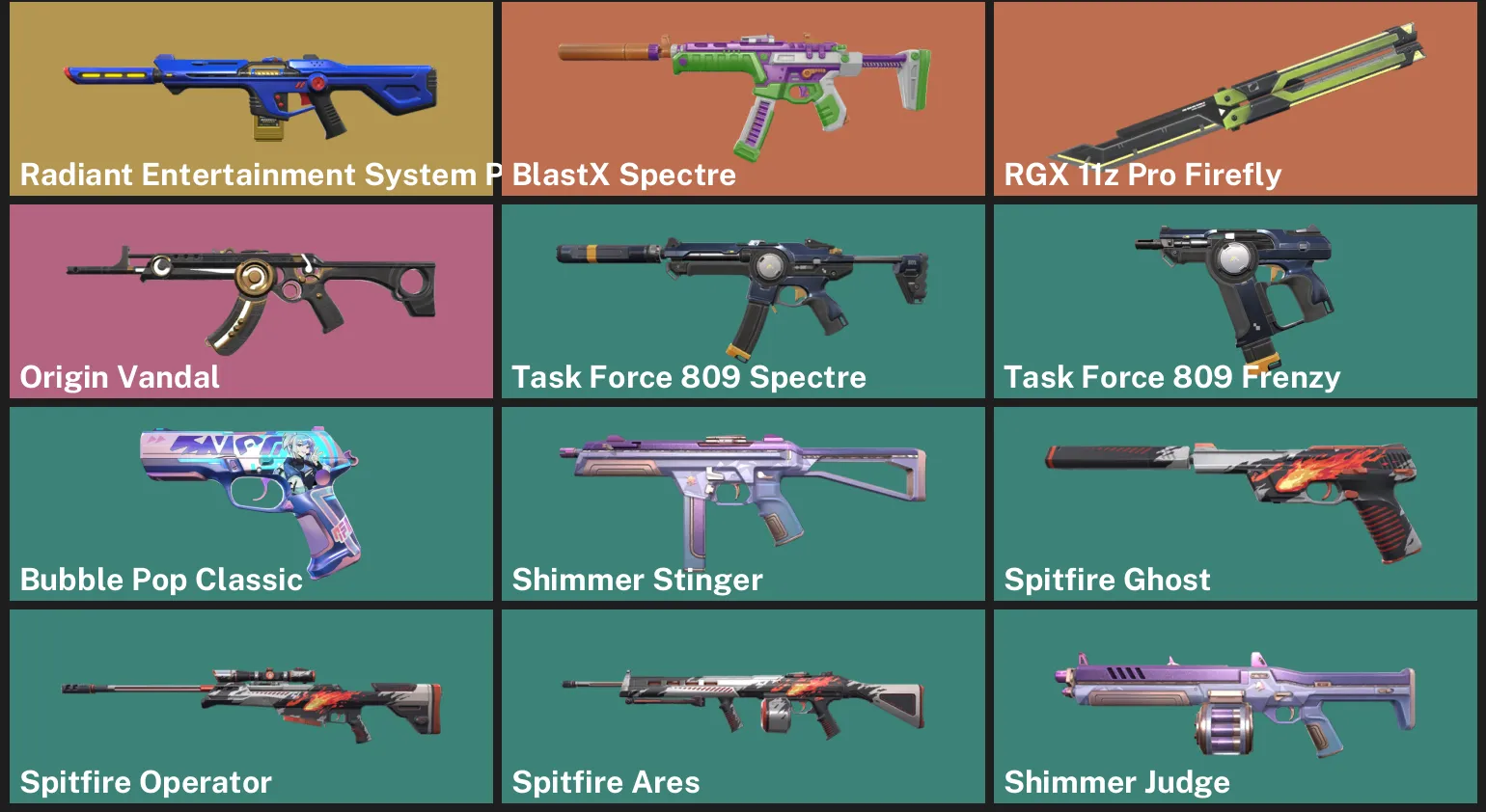 🌏AP 🎮 RANKED READY ✨ Radiant Entertainment System Phantom ✨ BlastX Spectre ✨ RGX