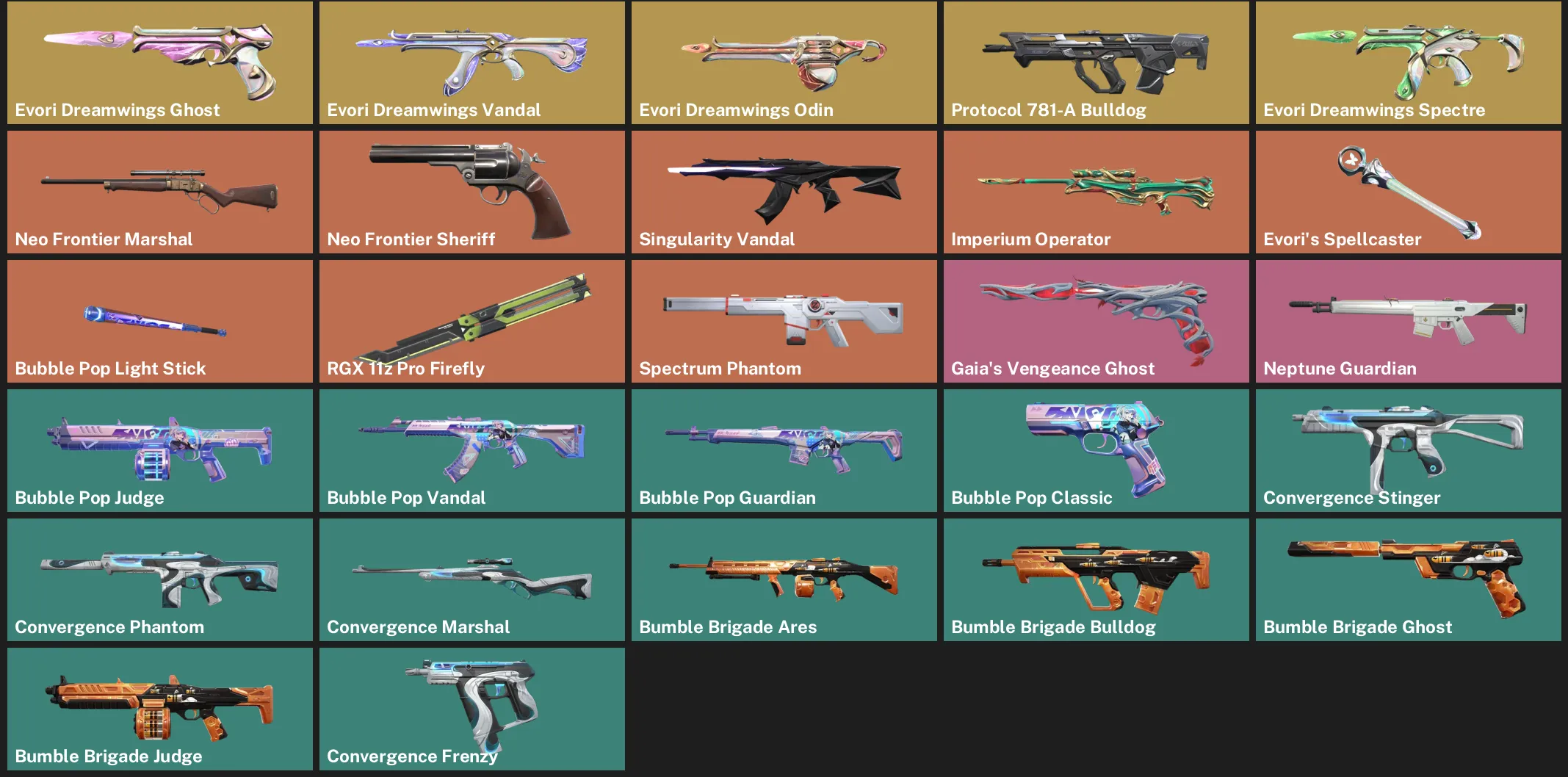 🌏AP 🎮 RANKED READY ✨ Evori Dreamwings Ghost ✨ Evori Dreamwings Vandal ✨ Evori