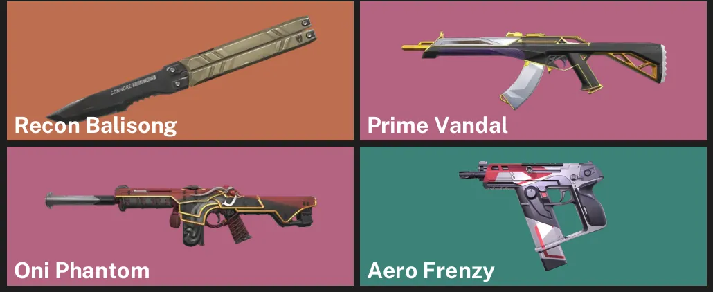 ๐LA ๐ฎ RANKED READY ๐ฏ Recon Balisong โก Prime Vandal ๐ Oni Phantom โจ Aero Frenzy