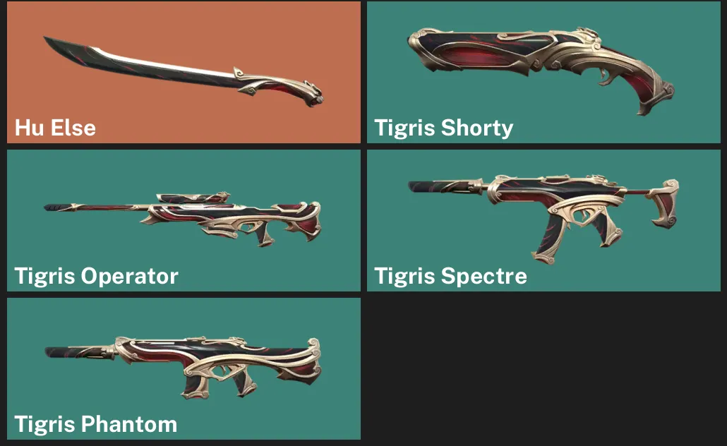 🌏AP 🎮 UNRANKED ✨ Hu Else ✨ Tigris Shorty ✨ Tigris Operator ✨ Tigris Spectre ✨