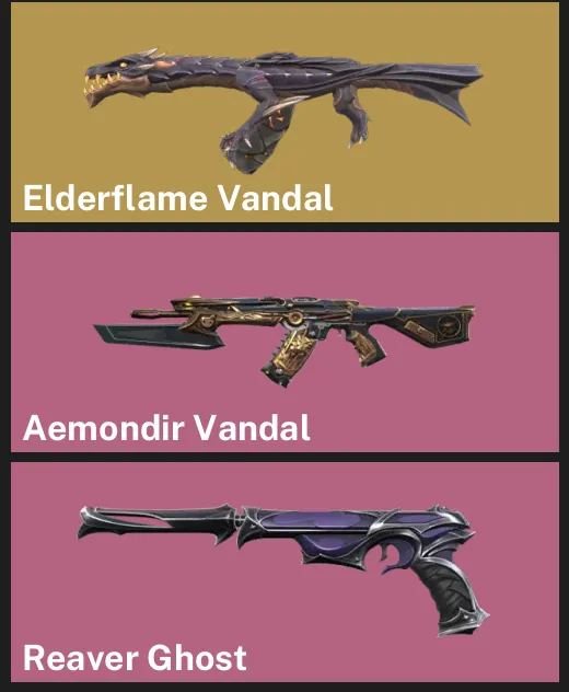 🌏AP 🎮 RANKED READY 🐲 Elderflame Vandal ✨ Aemondir Vandal ⚡ Reaver Ghost