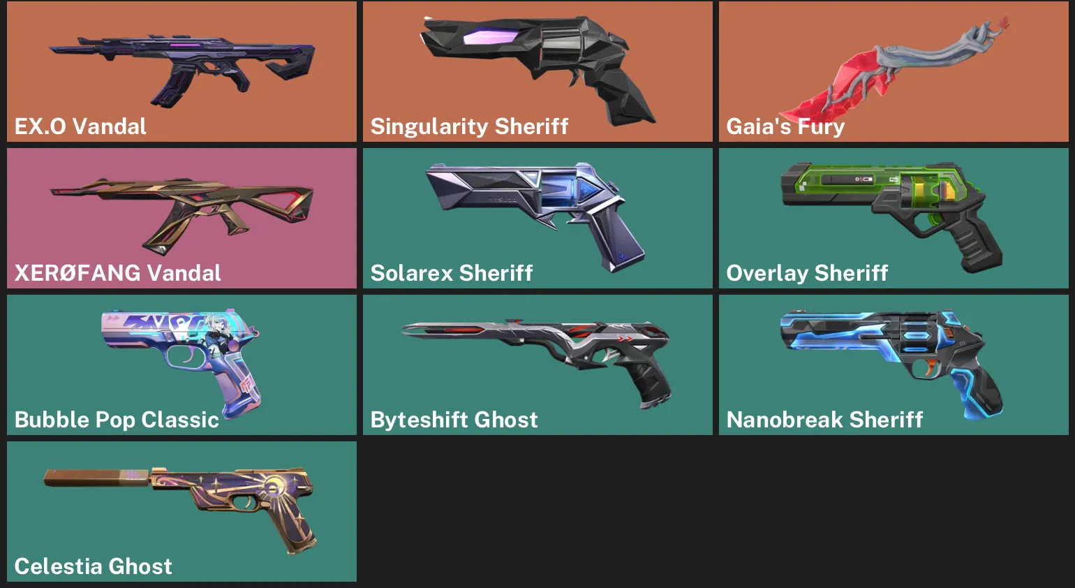 🌏AP 🎮 RANKED READY ✨ EX.O Vandal 🪐 Singularity Sheriff 🌿 Gaia's Fury 🔪 XERØFANG