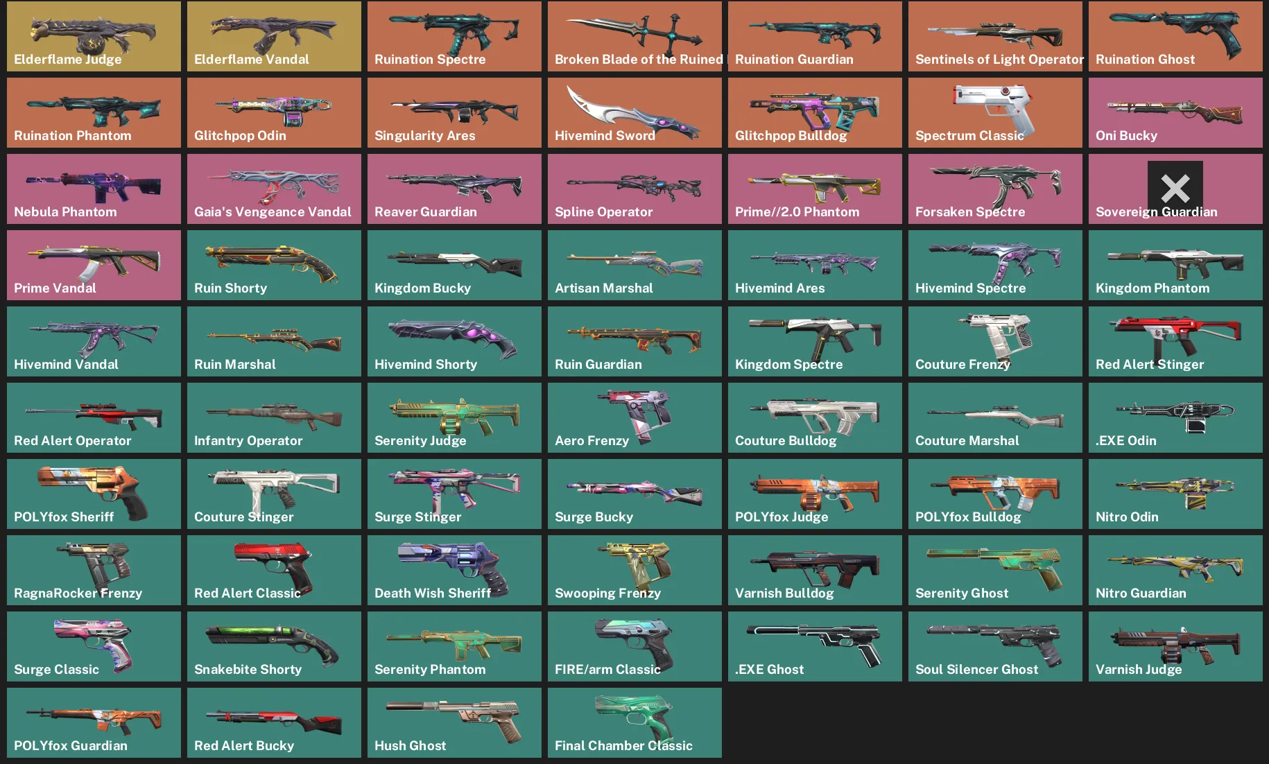 🌎NA 🎮 RANKED READY 🐲 Elderflame Judge 🐲 Elderflame Vandal ✨ Ruination Spectre 🔪