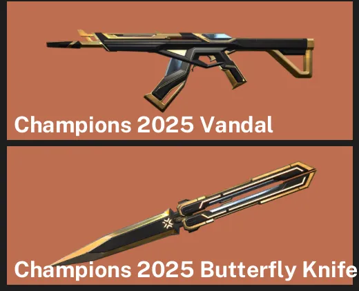 ๐NA ๐ฎ RANKED READY โจ Champions 2025 Vandal โจ Champions 2025 Butterfly Knife