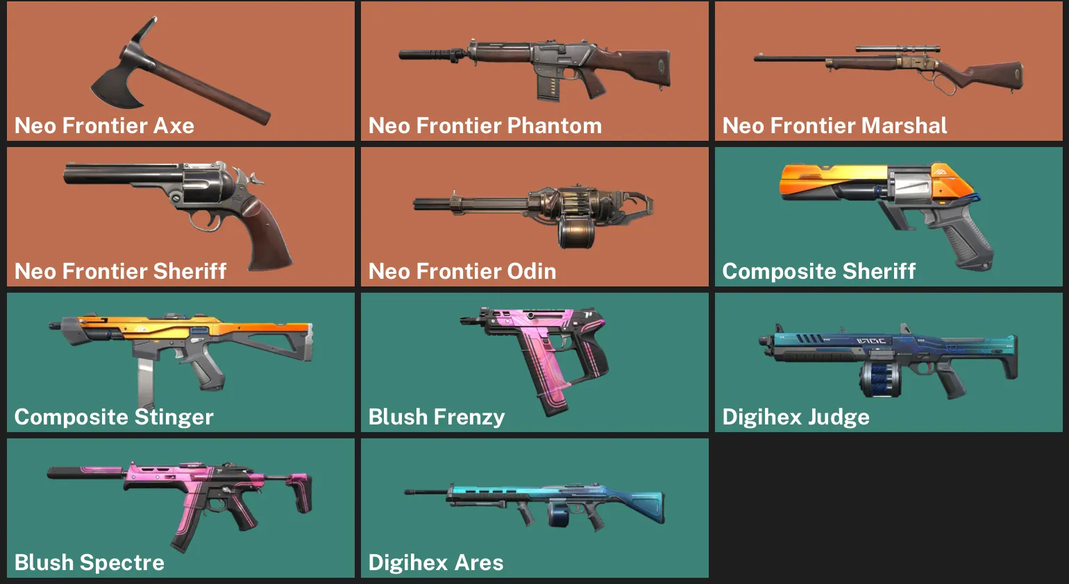 🌍EU 🎮 UNRANKED 🔪 Neo Frontier Axe ✨ Neo Frontier Phantom ✨ Neo Frontier Marshal