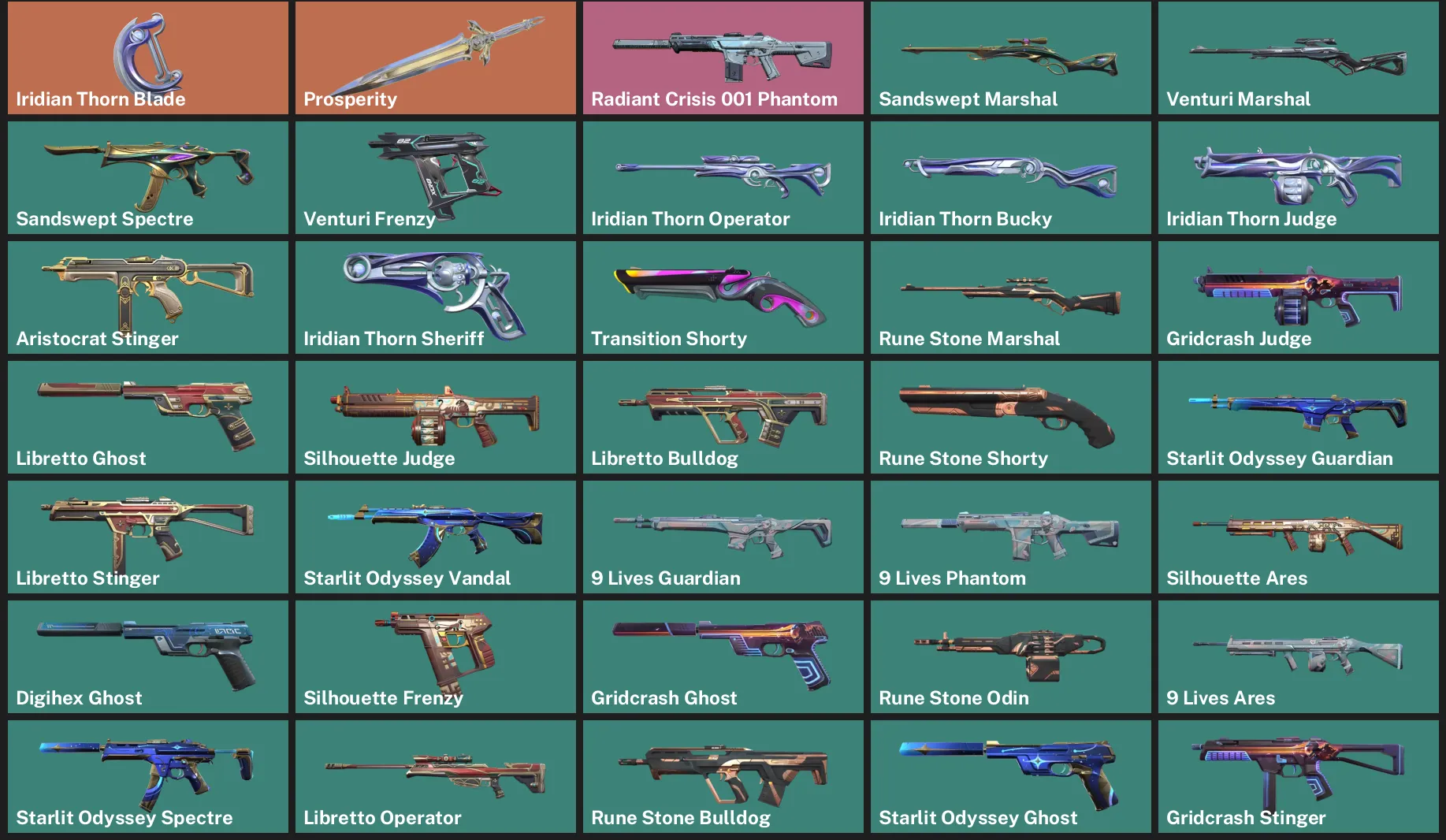 ๐AP ๐ฎ RANKED READY ๐ช Iridian Thorn Blade โจ Prosperity โจ Radiant Crisis 001