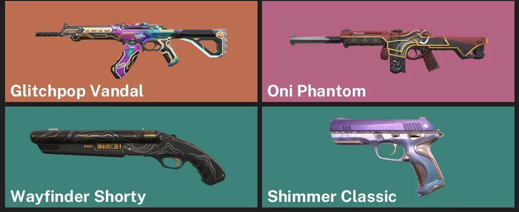 ๐EU ๐ฎ RANKED READY ๐ฅ Glitchpop Vandal ๐ Oni Phantom โจ Wayfinder Shorty โจ Shimmer