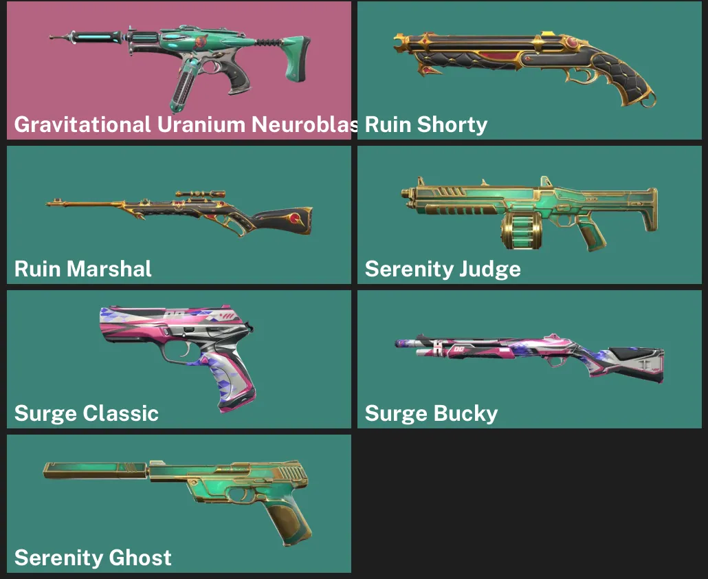 ๐NA ๐ฎ UNRANKED โจ Gravitational Uranium Neuroblaster Spectre โจ Ruin Shorty โจ Ruin